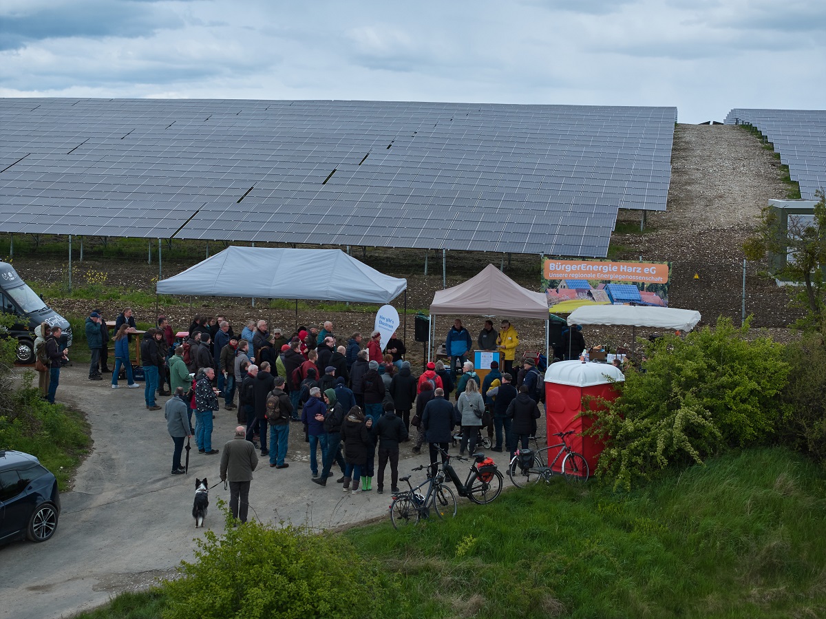 Einweihungsfeier Solarpark Dörnten Ost am 20.04.2024