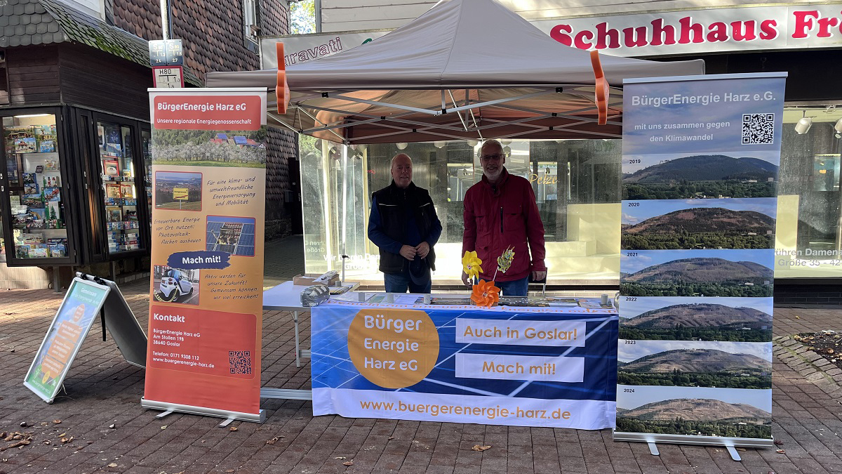 BEH-Infostand auf dem Kastanienfest in Bad Harzburg am 29.09.2024