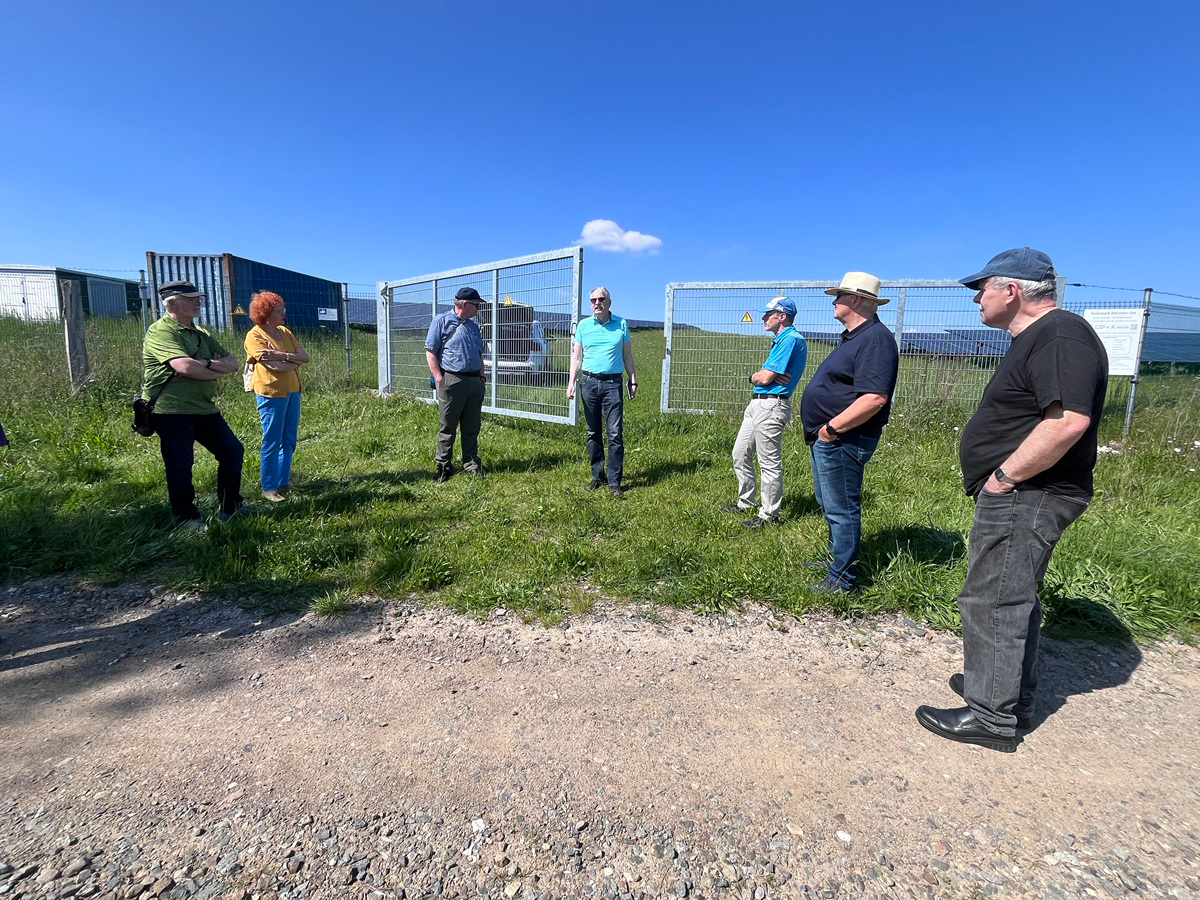 KVHS-Exkursion in den Solarpark Dörnten Ost