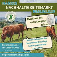 Harzer Nachhaltigkeitsmarkt in Braunlage am 10.10.2026